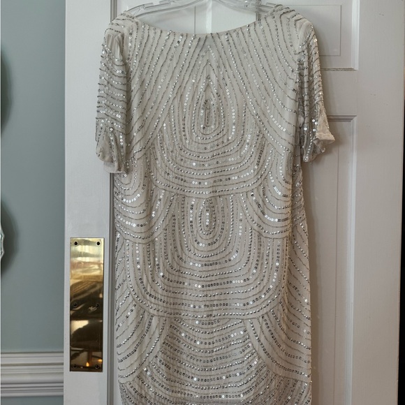 Show Me Your MuMu Sparkling Silver Mini Dress - Picture 4 of 4